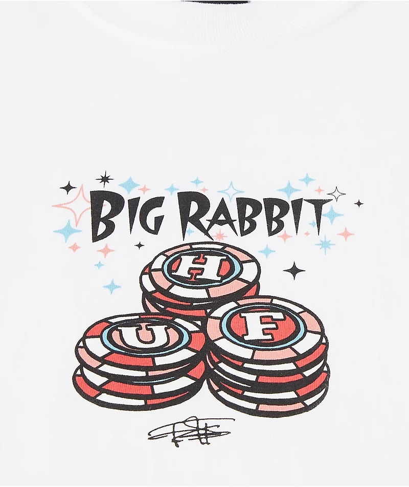 HUF x Freddie Gibbs Chips White T-Shirt