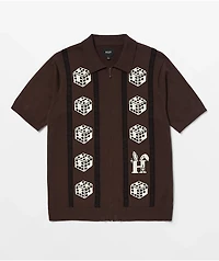 HUF x Freddie Gibbs Coffee Zip Sweater