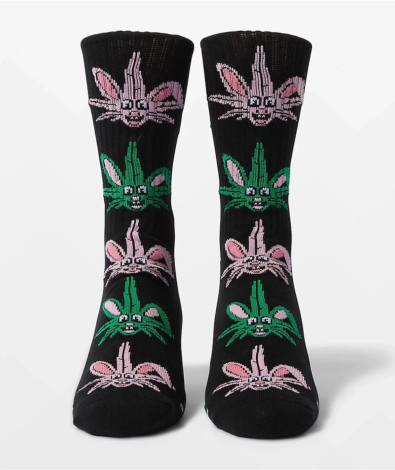 HUF x Freddie Gibbs Lucky Black, Pink & Green Crew Socks