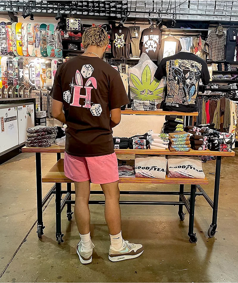 HUF x Freddie Gibbs Lucky Bones Brown T-Shirt