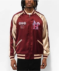 HUF x Freddie Gibbs Red & Black Reversible Souvenir Jacket