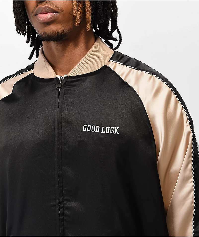 HUF x Freddie Gibbs Red & Black Reversible Souvenir Jacket