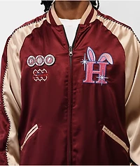 HUF x Freddie Gibbs Red & Black Reversible Souvenir Jacket