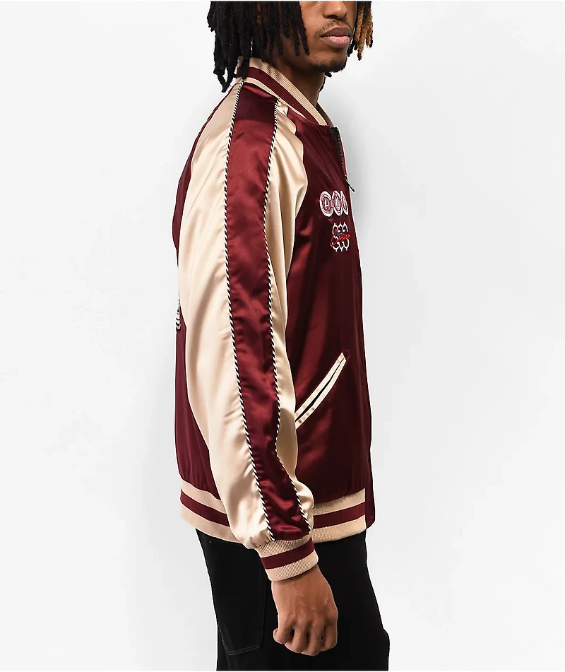 HUF x Freddie Gibbs Red & Black Reversible Souvenir Jacket