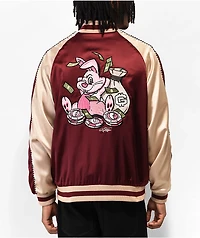 HUF x Freddie Gibbs Red & Black Reversible Souvenir Jacket
