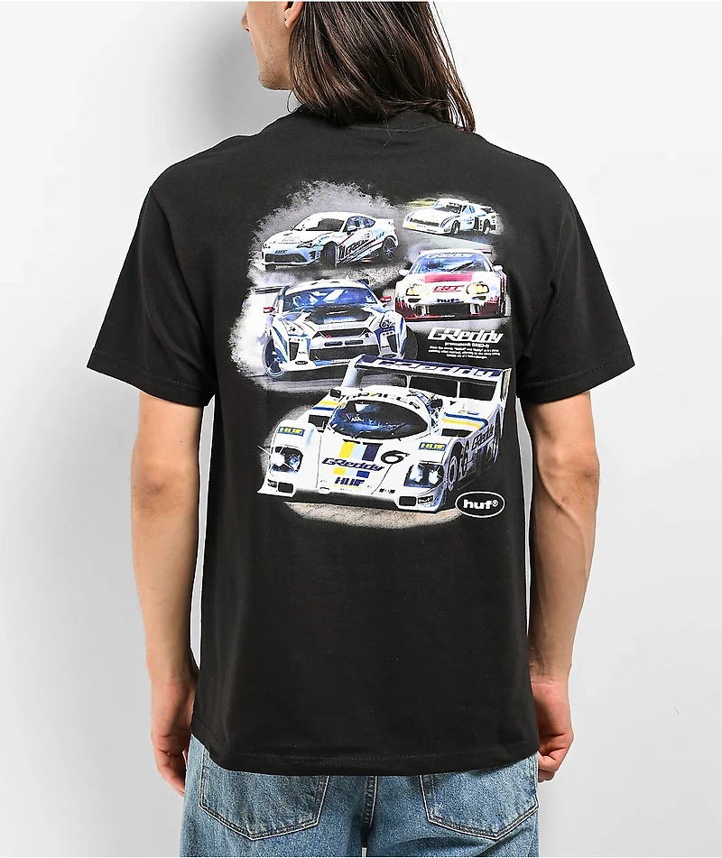 HUF x GReddy Black T-Shirt