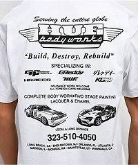 HUF x GReddy Body Works White T-Shirt