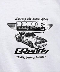 HUF x GReddy Body Works White T-Shirt