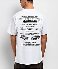 HUF x GReddy Body Works White T-Shirt