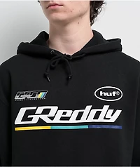 HUF x GReddy Drift Black Hoodie