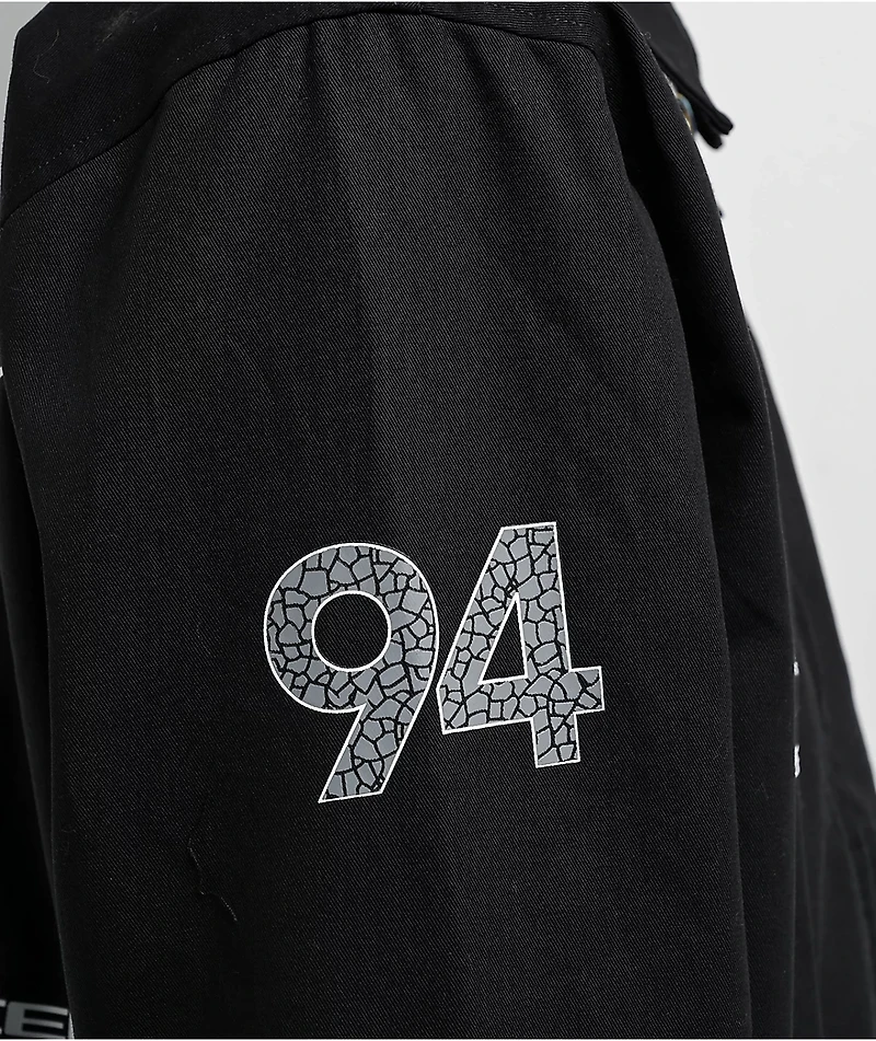 HUF x GReddy Formula Black Work Jacket