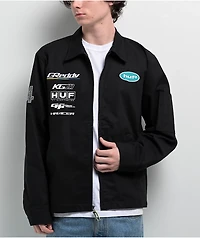 HUF x GReddy Formula Black Work Jacket