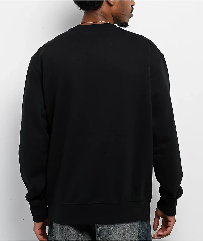 HUF x GReddy Showcase Black Crewneck Sweatshirt