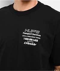 HUF x GReddy Tow Black T-Shirt