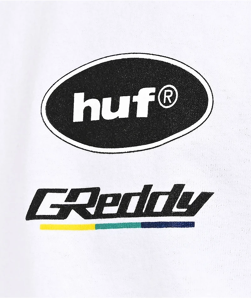 HUF x GReddy White T-Shirt