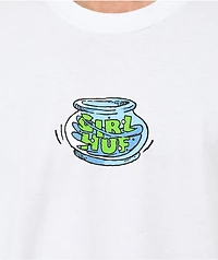 HUF x Girl Fish Bowl White T-Shirt
