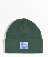 HUF x Girl OG Logo Green Beanie