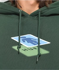 HUF x Girl Shadow Green Hoodie