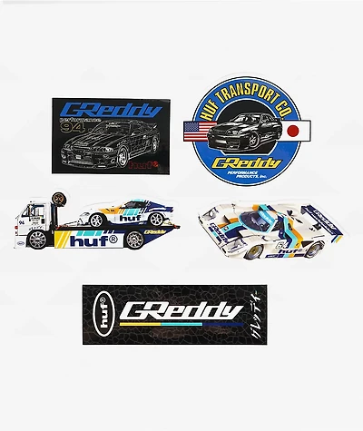 HUF x Greddy Sticker Pack