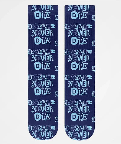 HUF x Harold Hunter Legends Never Die Navy Crew Socks