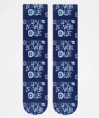 HUF x Harold Hunter Legends Never Die Navy Crew Socks