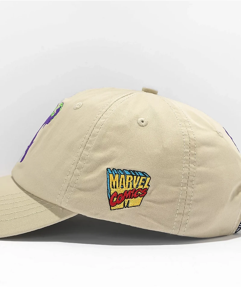 HUF x Hulk Blast Tan Strapback Hat