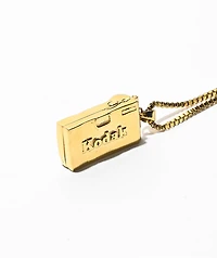 HUF x Kodak Camera Gold Locket Necklace