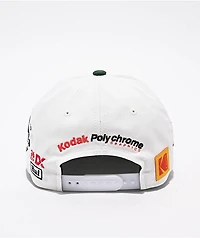HUF x Kodak Film White & Green Snapback Hat