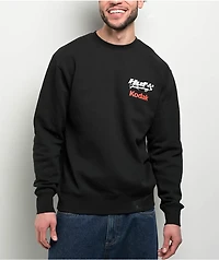 HUF x Kodak Ride The Lightning Black Crewneck Sweatshirt