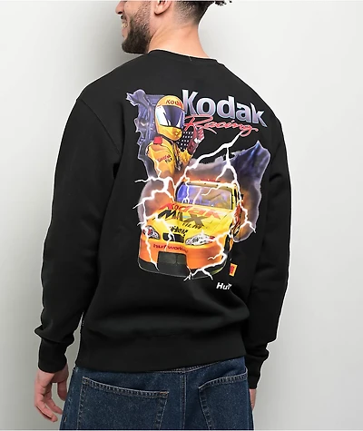 HUF x Kodak Ride The Lightning Black Crewneck Sweatshirt