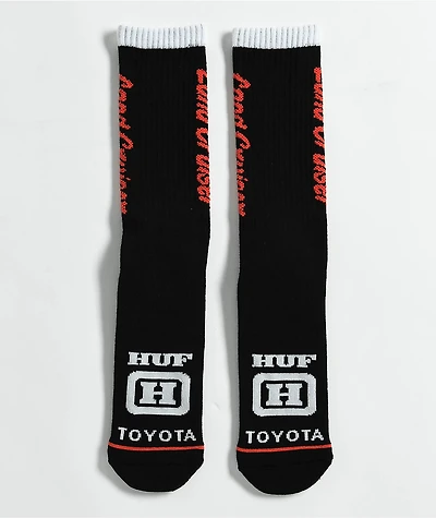 HUF x Land Cruiser Black Crew Socks