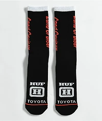 HUF x Land Cruiser Black Crew Socks