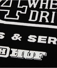 HUF x Land Cruiser Parts & Service Black Sweater