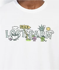 HUF x Lost Farm White T-Shirt