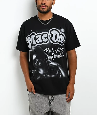 HUF x Mac Dre Airbrush Black T-Shirt
