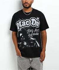 HUF x Mac Dre Airbrush Black T-Shirt