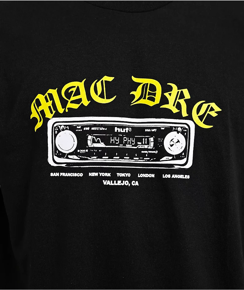 HUF x Mac Dre Best Of Black T-Shirt