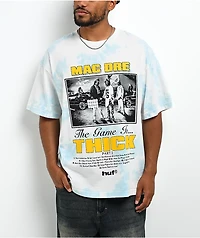 HUF x Mac Dre Game Is Thick Blue Tie Dye T-Shirt