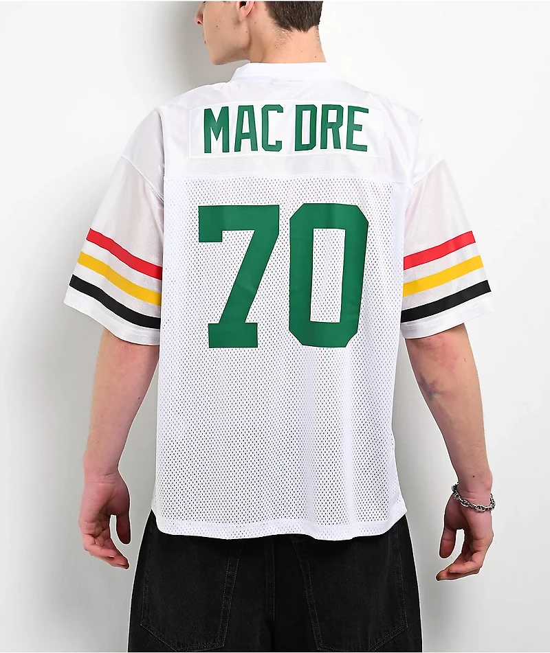 HUF x Mac Dre Thizz White Football Jersey