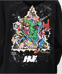 HUF x Marvel Avengers Cosmic Assemblage Black Hoodie