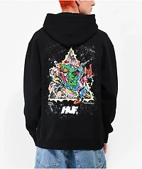 HUF x Marvel Avengers Cosmic Assemblage Black Hoodie