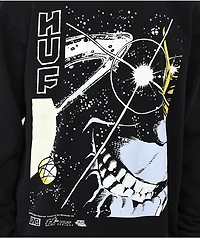 HUF x Marvel Avengers Thanos Eye Black Wash Crewneck Sweatshirt