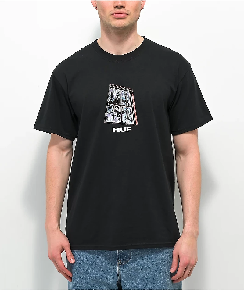 HUF x Marvel Black Suit Spider-Man T-Shirt