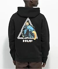 HUF x Marvel Ghost Rider Black Hoodie