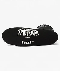 HUF x Marvel Spider-Man Black Crew Socks