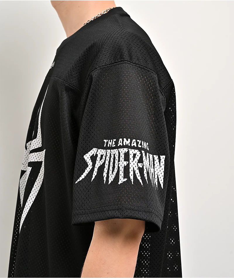 HUF x Marvel Spider-Man Black Football Jersey