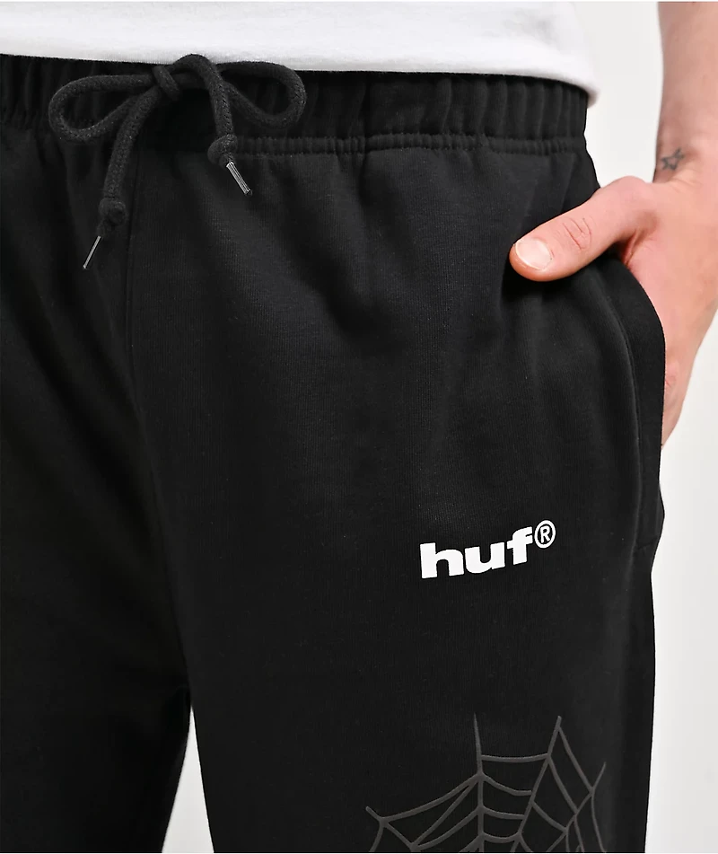 HUF x Marvel Spider-Man Black Sweatpants