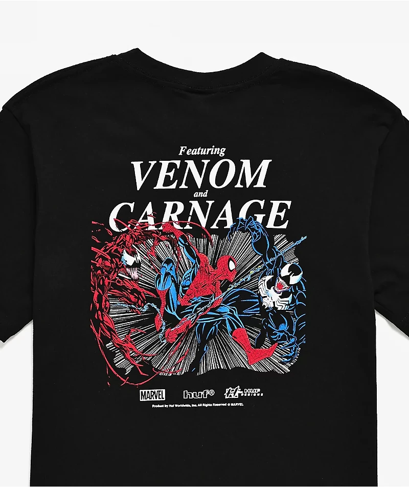 HUF x Marvel Spider-Man Kids Max Carnage Black T-Shirt