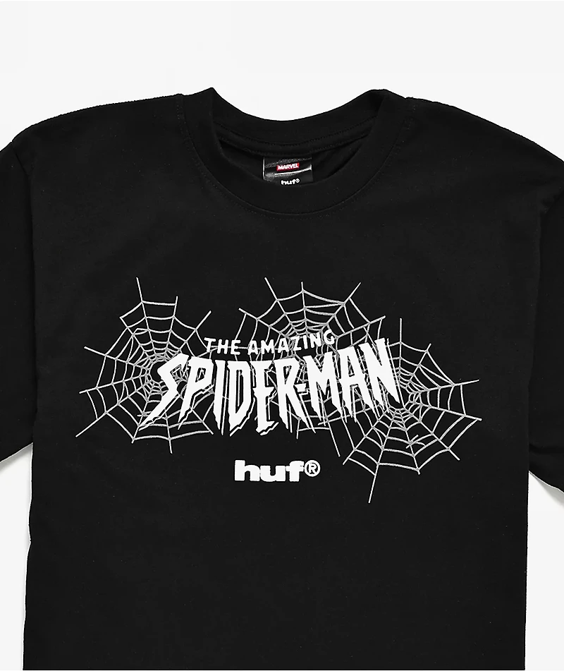 HUF x Marvel Spider-Man Kids Secret Wars Black T-Shirt