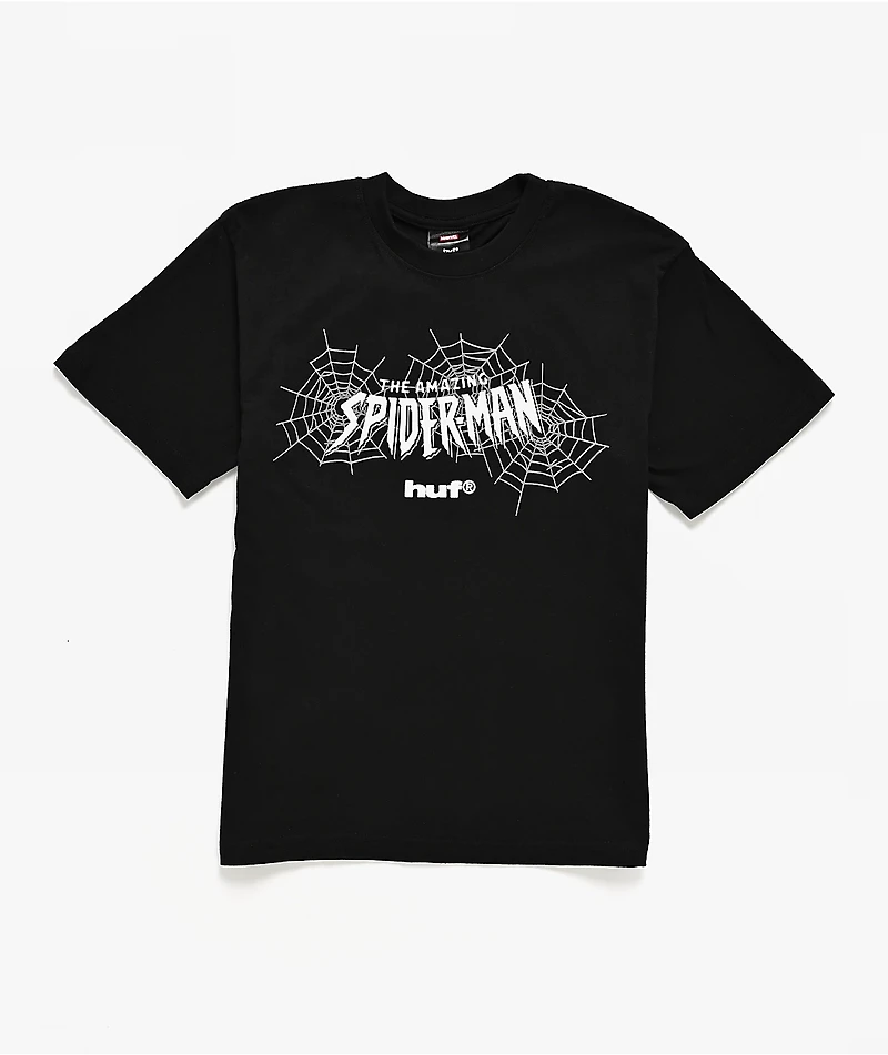 HUF x Marvel Spider-Man Kids Secret Wars Black T-Shirt